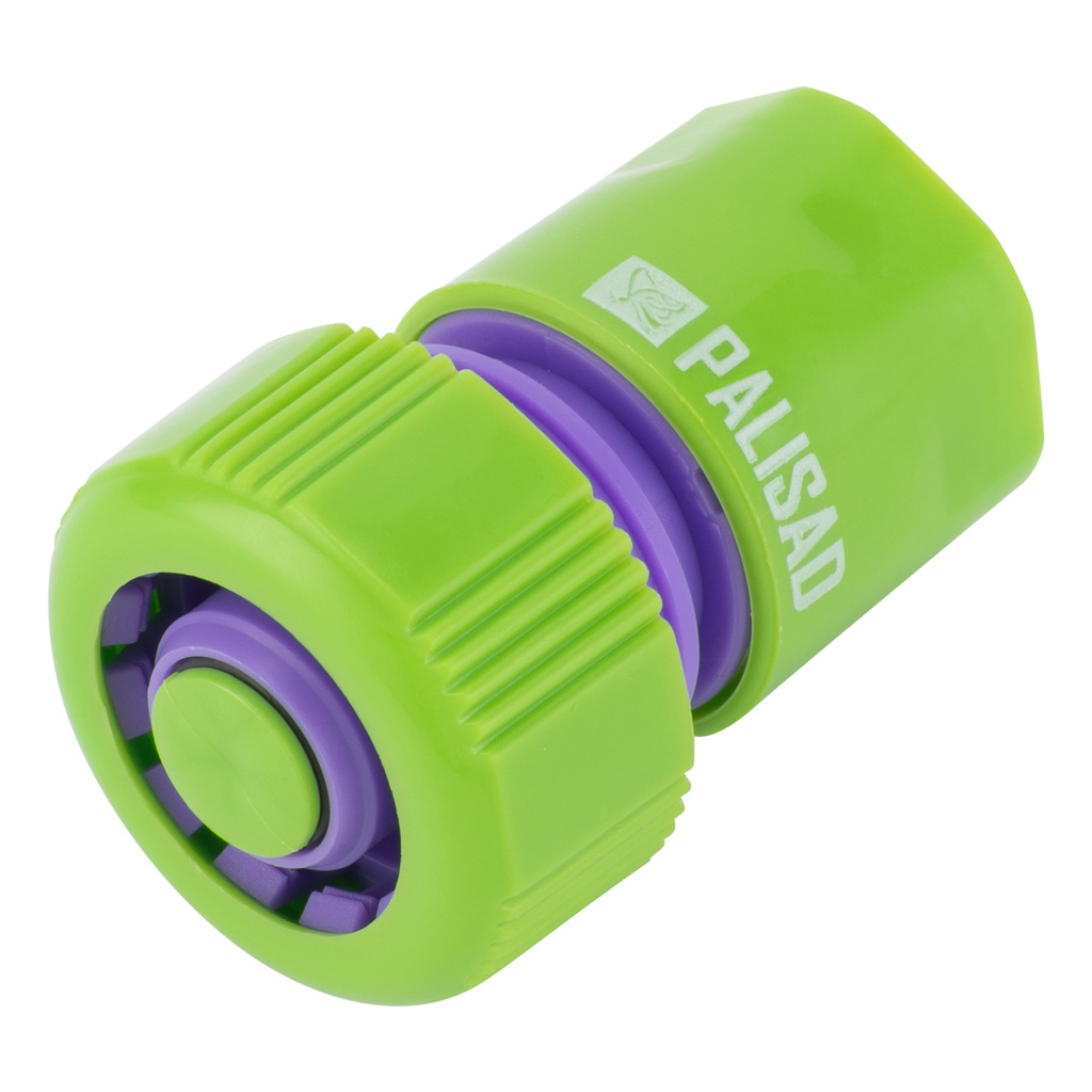 Plastic hose quick connector 3/4", aquastop// PALISAD 661658