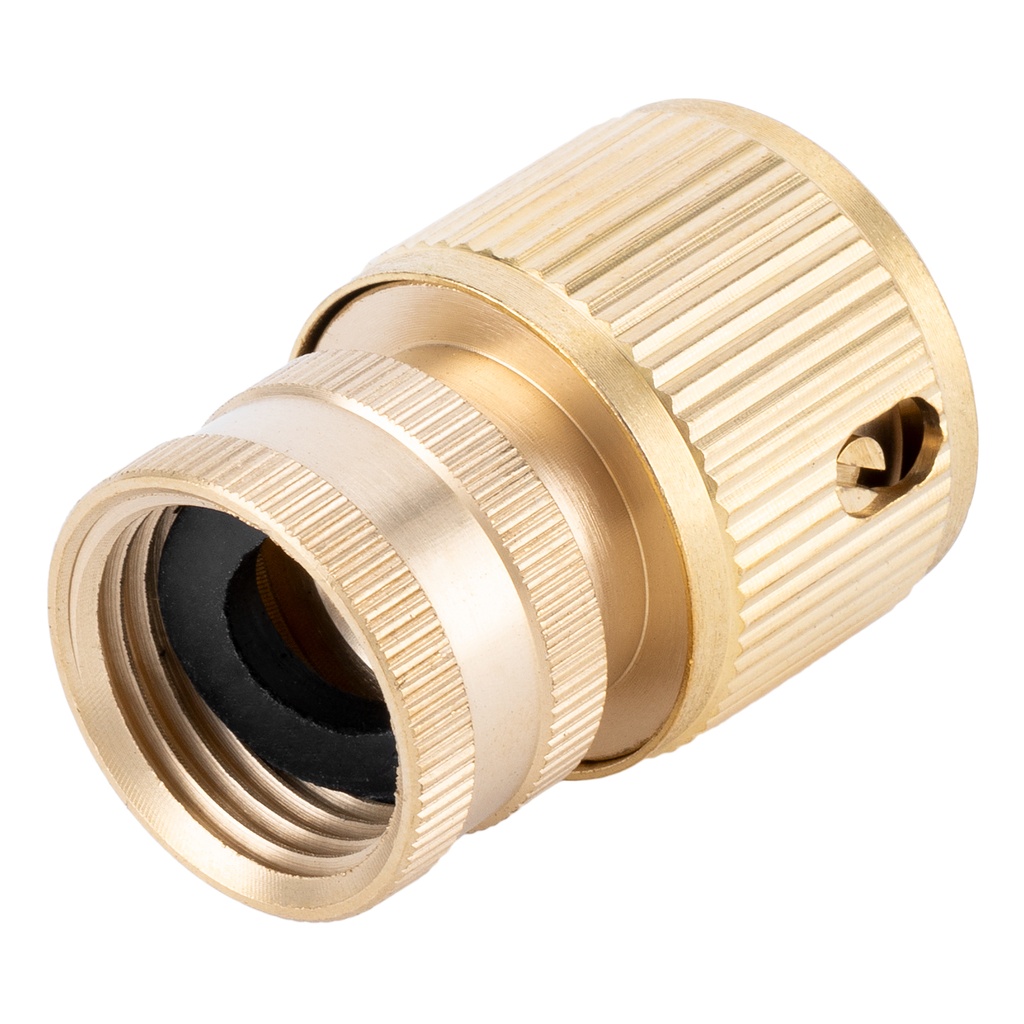 Brass hose quick connector, internal thread 1/2"// PALISAD 662708