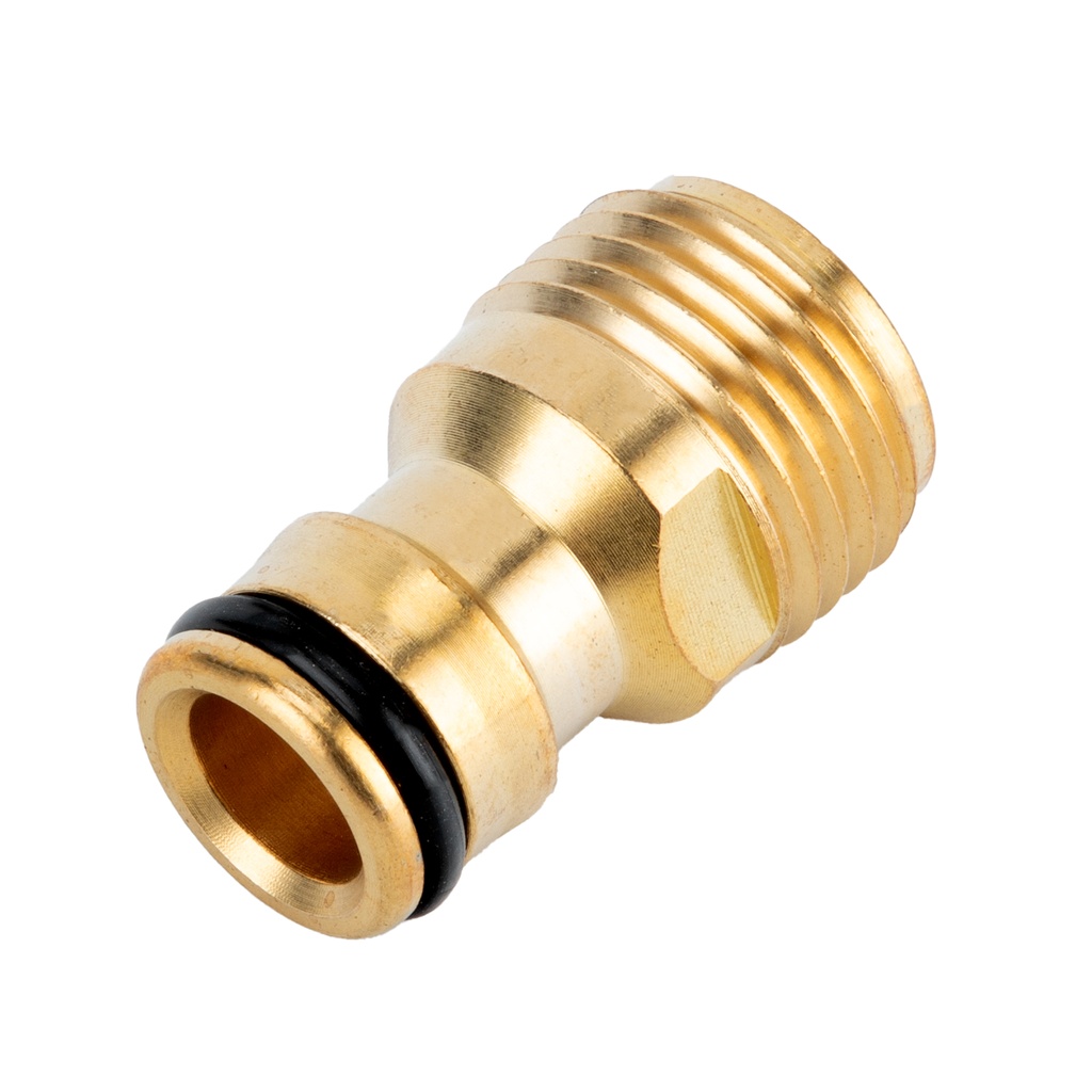 Brass hose adapter, 1/2", external thread// PALISAD 662728