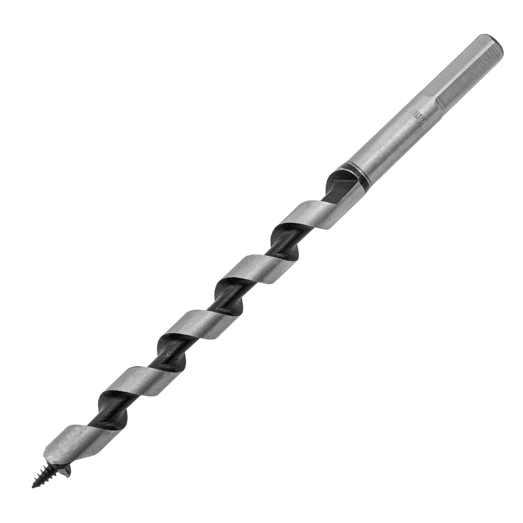 Wood auger drill bit, 14 х 230 mm, hex shank/