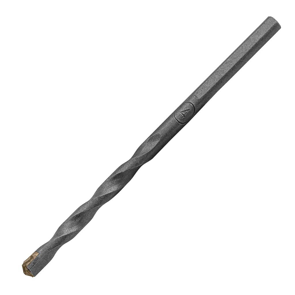 Masonry drill bit 4 х 75 mm, triangular shank/