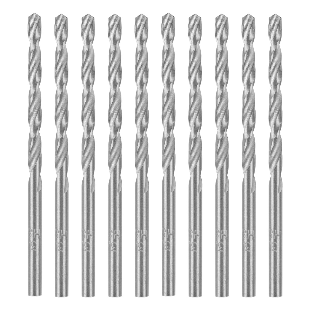 Polished twist drill bit, 3,5 mm, HSS, 10 pcs// MTX