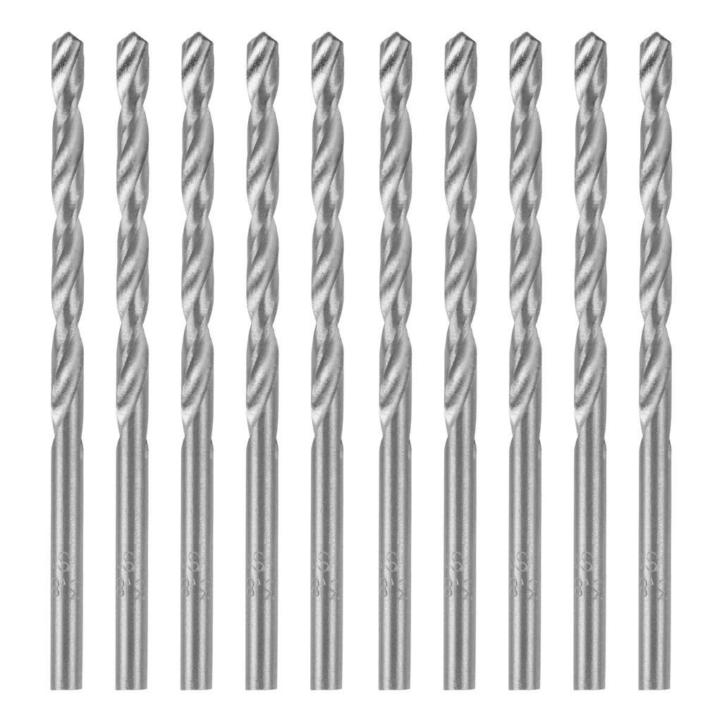 Polished twist drill bit, 3,8 mm, HSS, 10 pcs// MTX 715389