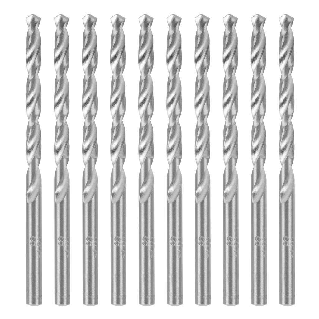 Polished twist drill bit, 4,0 mm, HSS, 10 pcs// MTX