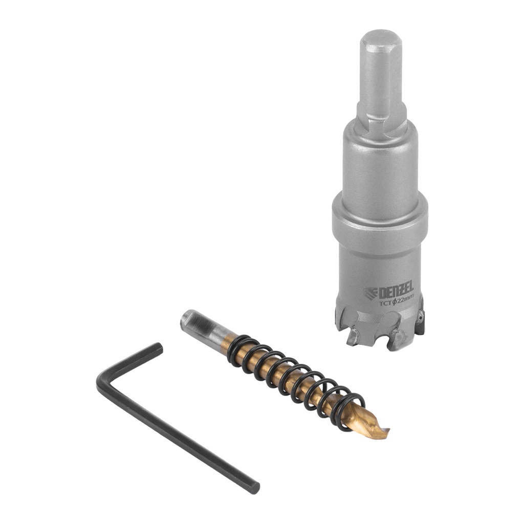 Denzel Carbide Hole Saw, 22 mm