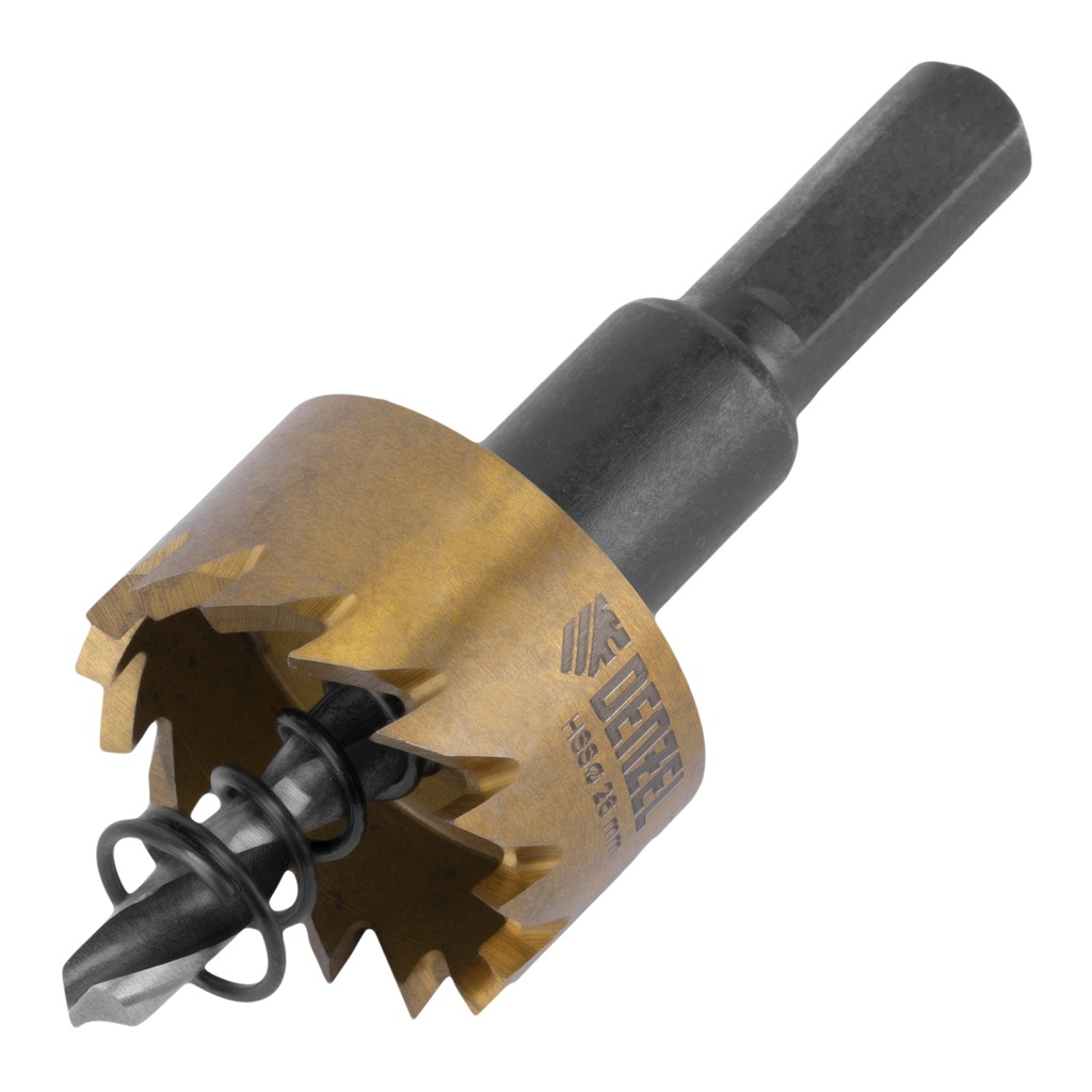 Denzel HSS Metal Hole Saw with Titanium Coated 26 mm
