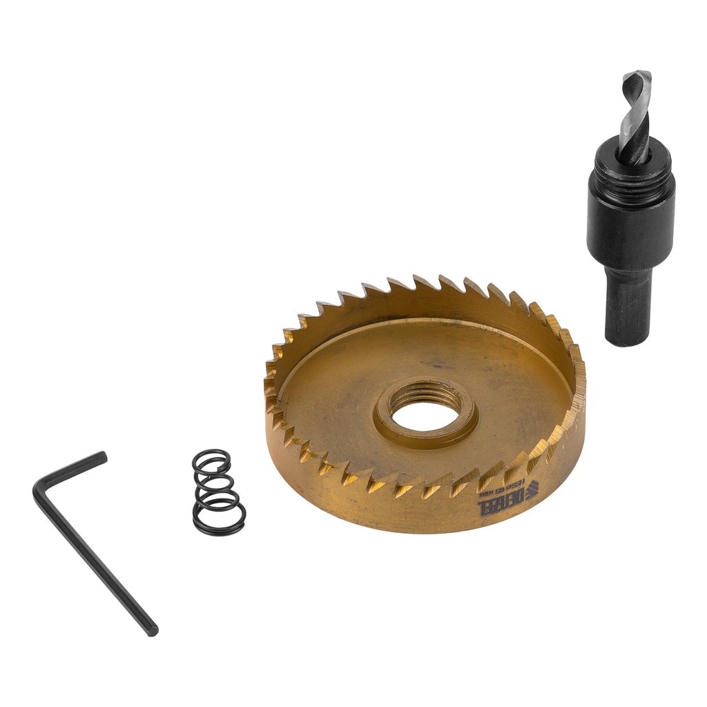 Hole saw for metal HSS, 65 mm, titanium coated //Denzel 724121