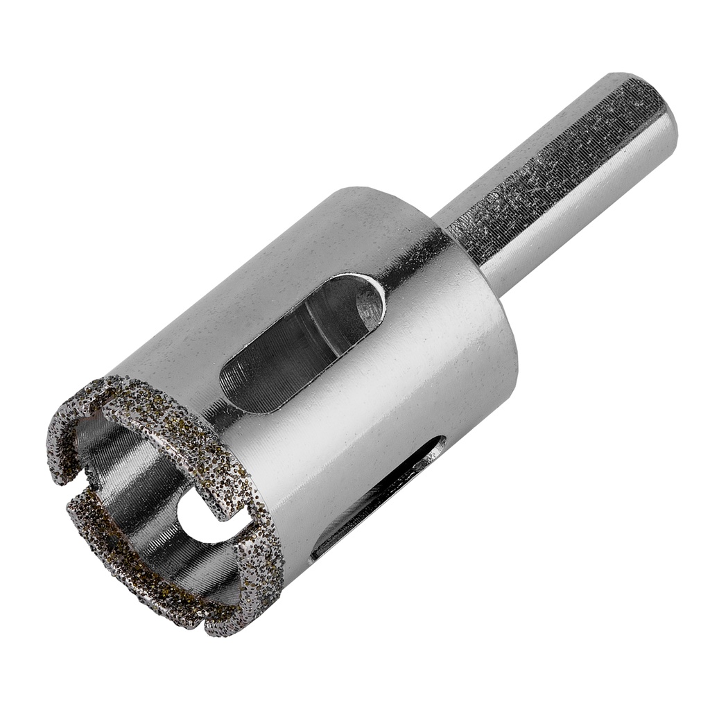 Electroplated diamond hole saw, 25 х 67 mm triangular shank// MTX 726259