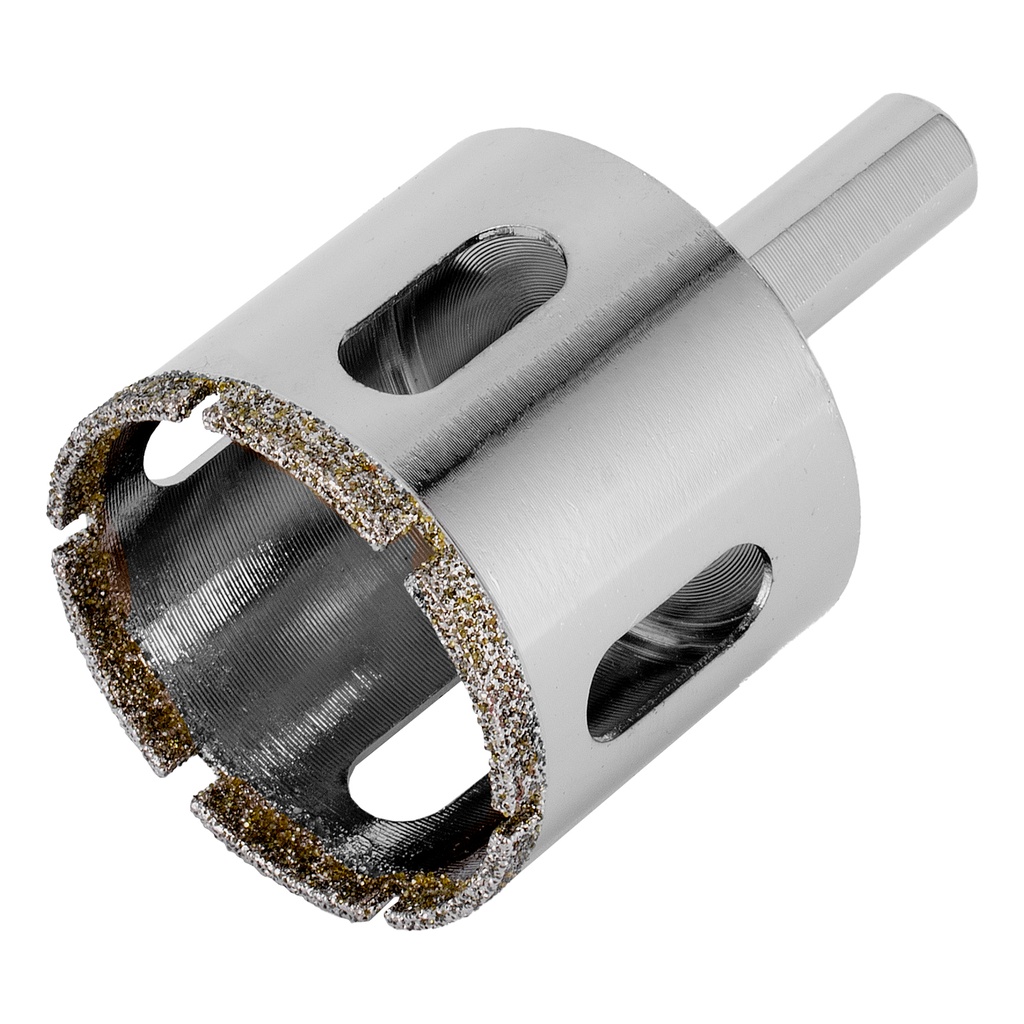 Electroplated diamond hole saw, 40 х 67 mm triangular shank/
