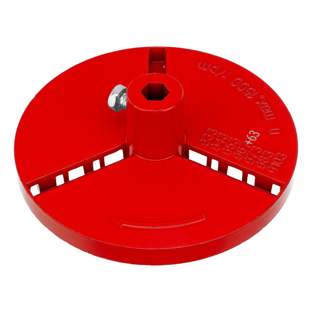 Al alloy base to fit hole saw 33 - 103 mm, hex screw// MTX