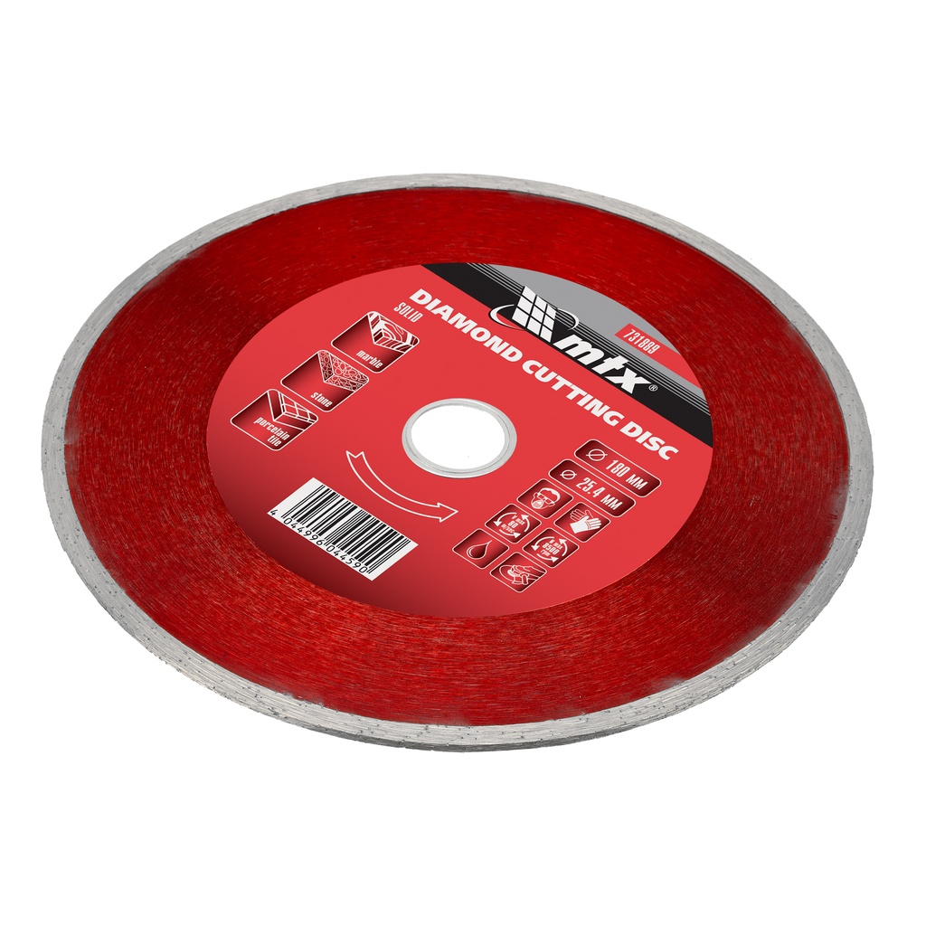 Continious diamond saw blade 180 х 25,4 mm, wet cut// MTX 731889