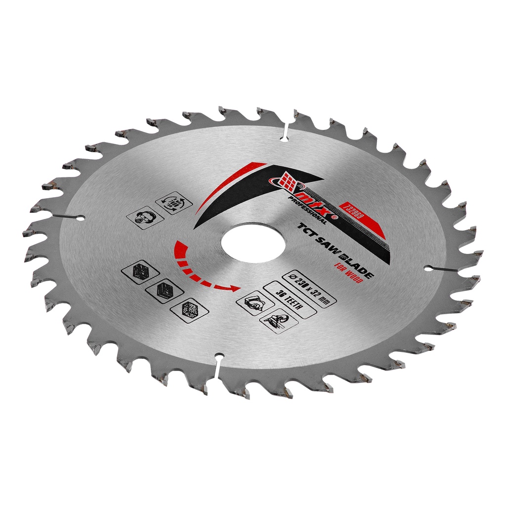 T,C,T, Saw blade for wood cutting, 230 х 32 mm, 36T + ring 32/30/