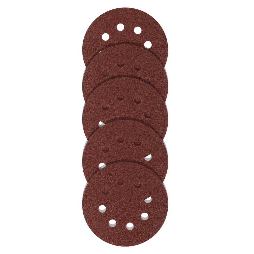 Velcro abrasive discs, perforated, P 60, 125 mm, 5 pcs// MTX 738039