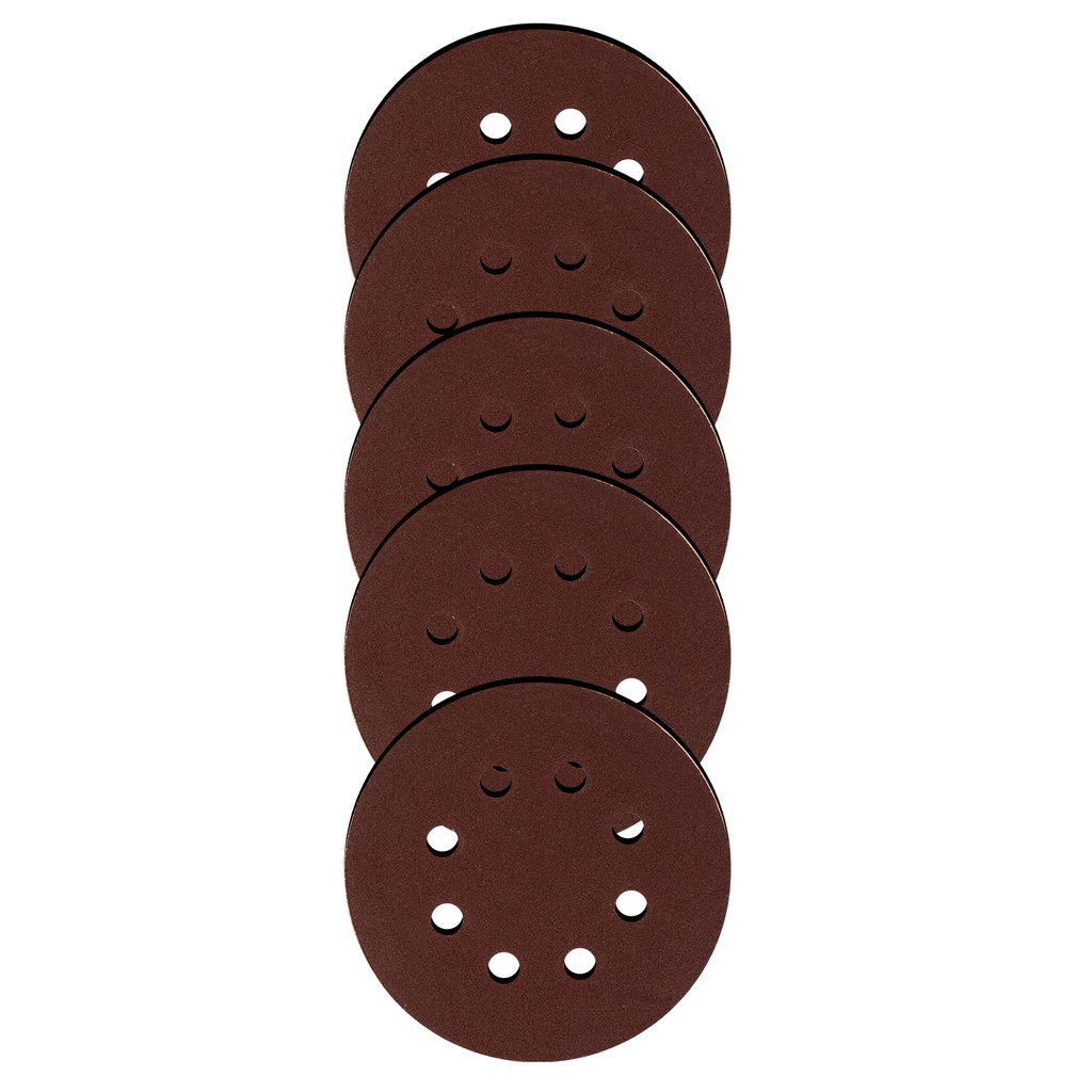 Velcro abrasive discs, perforated, P 220, 125 mm, 5 pcs// MTX