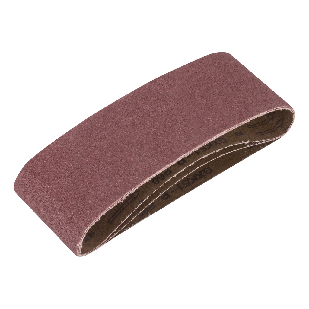 Aluminium Oxide endless belts, P 60, 100 х 610 mm, 3 pcs// MTX 742889