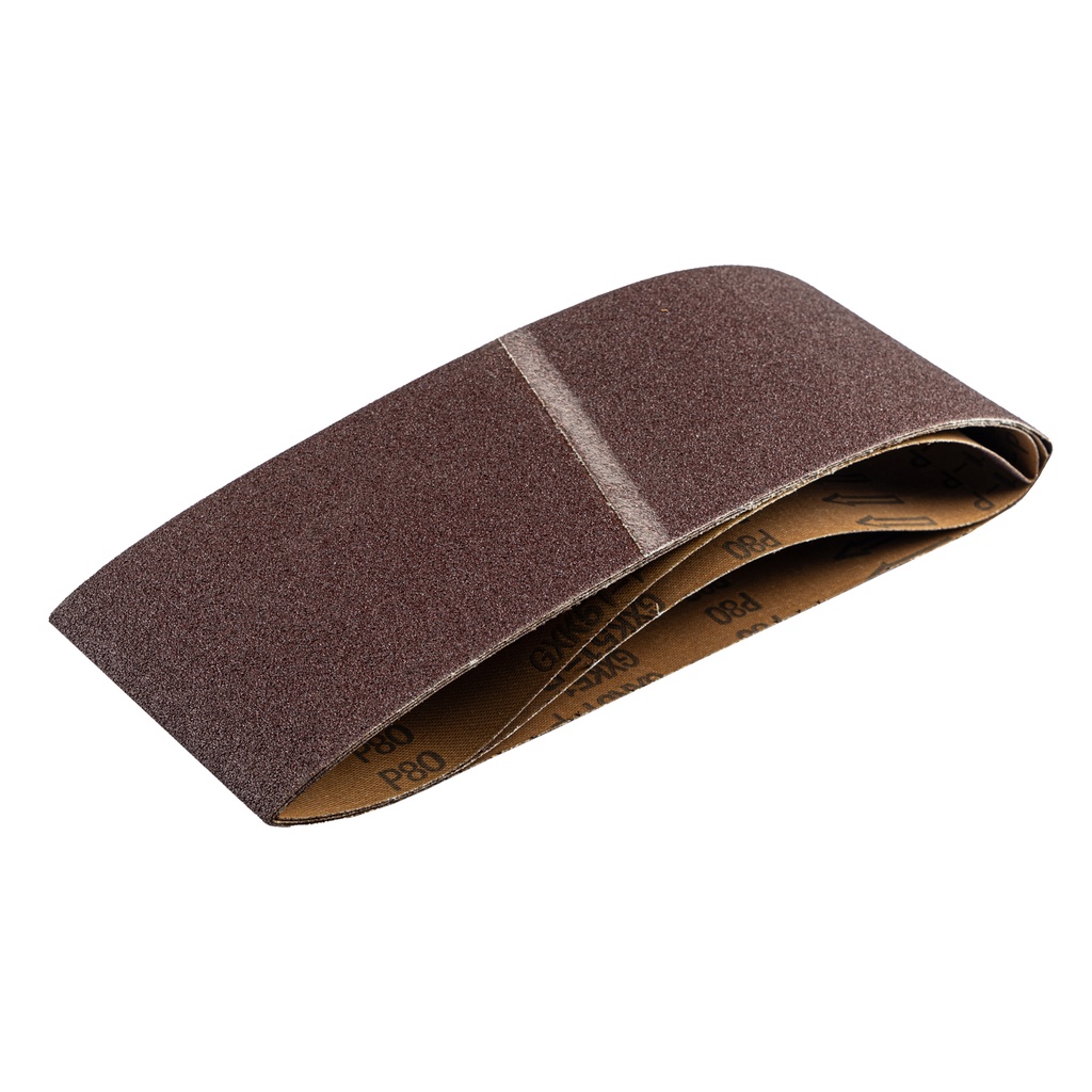 Aluminium Oxide endless belts, P 80, 100 х 610 mm, 3 pcs/