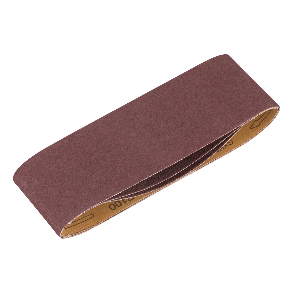Aluminium Oxide endless belts, P 100, 100 х 610 mm, 3 pcs// MTX 742909