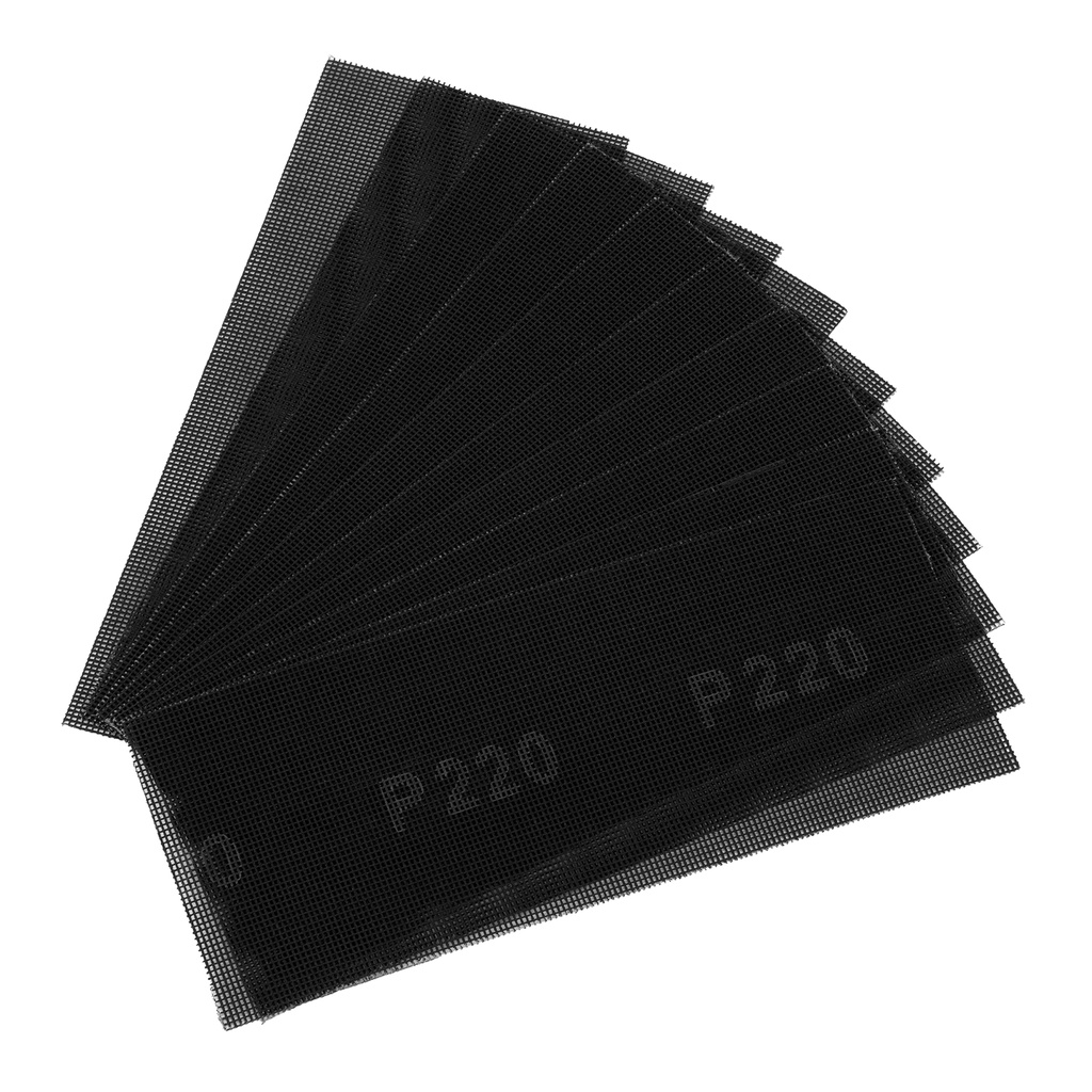 Sanding screen grit, P 220, 115 х 280 mm, 10pcs// Sparta 751345