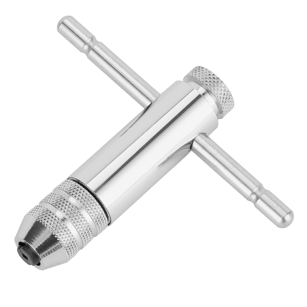Chrome-plated tap holder with ratchet, M3 – M8// MTX
