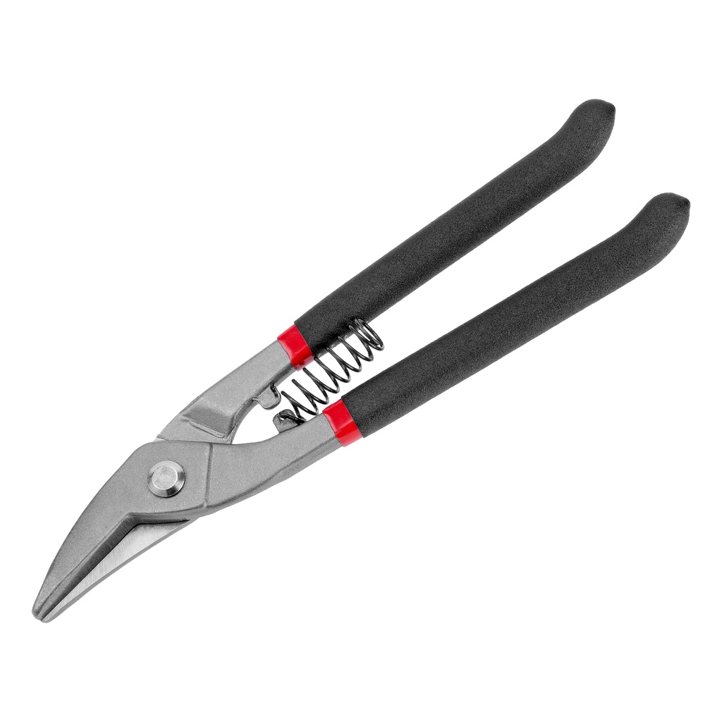 Tin snips, 250 mm, shaped cut, glazed handles// MTX 783179