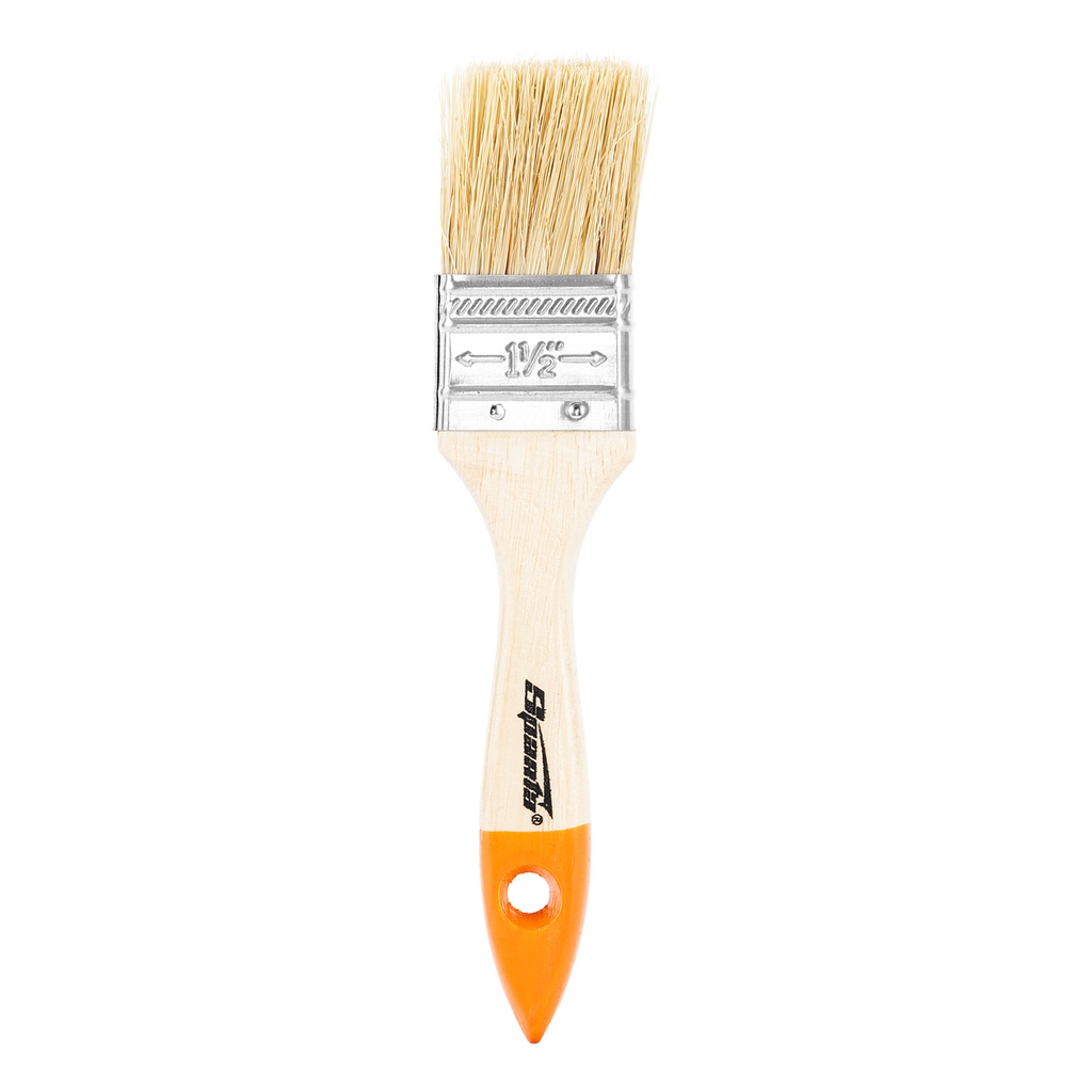 Flat brush Slimline 1,5 " (38mm), natural bristle, wooden handle// Sparta 824255