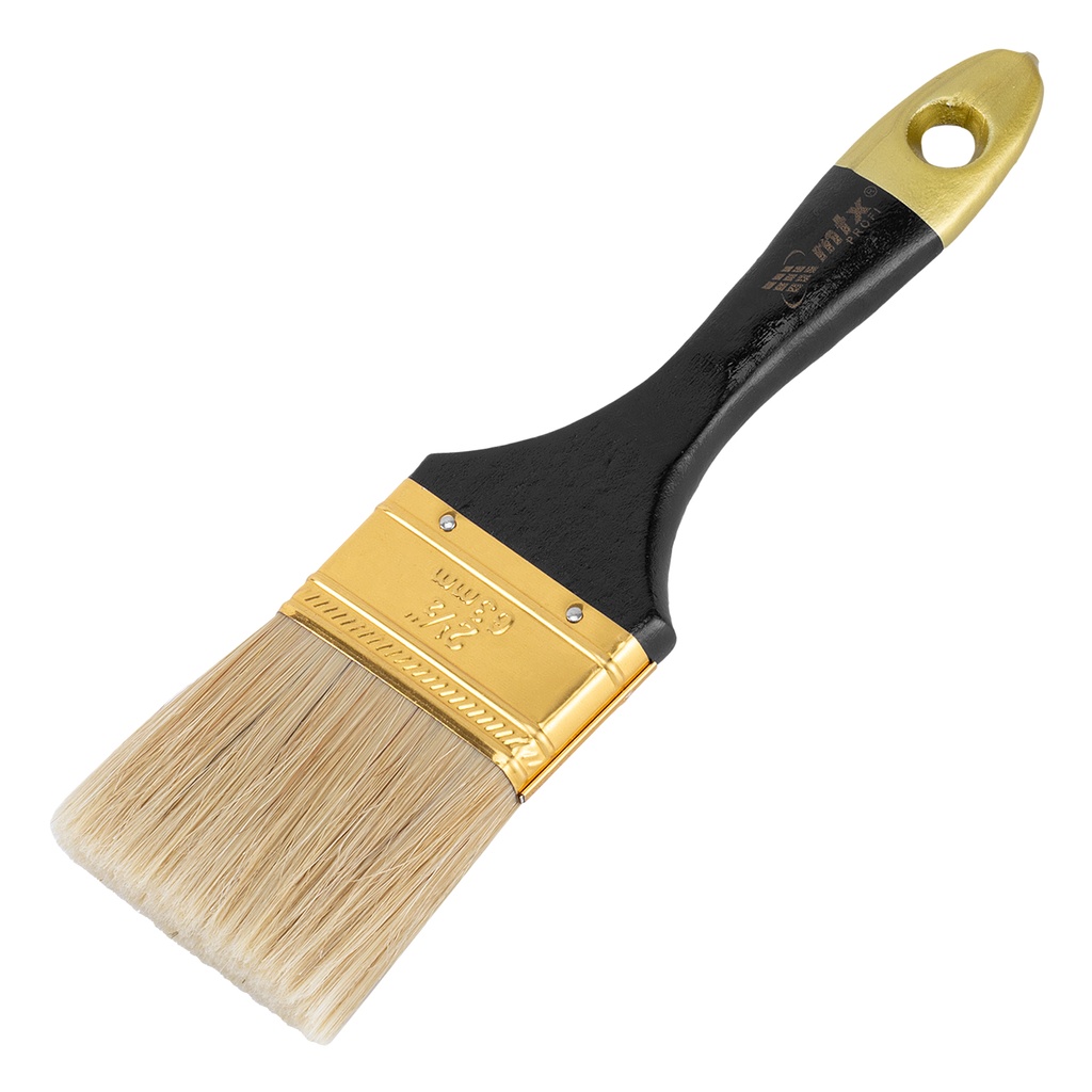 Flat brush "Profi" 2,5", natural bristle, wooden handle// MTX 831539