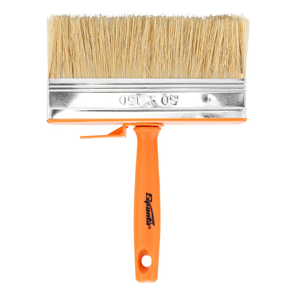Finishing brush, 50*150 mm, natural bristle, plastic body, plastic handle// Sparta