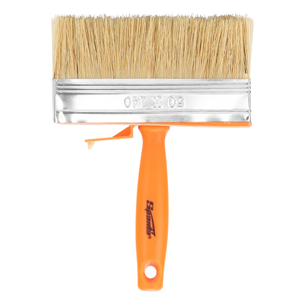 Finishing brush, 50*140 mm, natural bristle, plastic body, plastic handle// Sparta