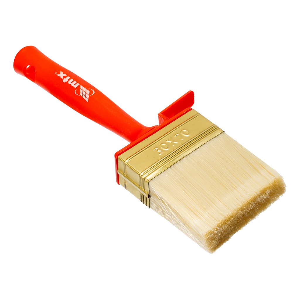 Finishing brush, 30 х 70 mm, synthetic bristle, plastic body, plastic handle// MTX 841259