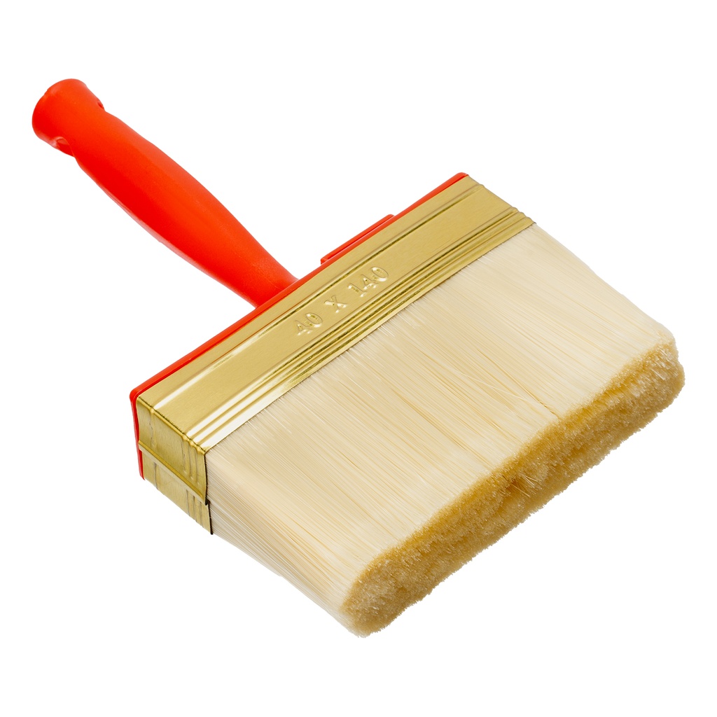 Finishing brush, 40 х 140 mm, synthetic bristle, plastic body, plastic handle/