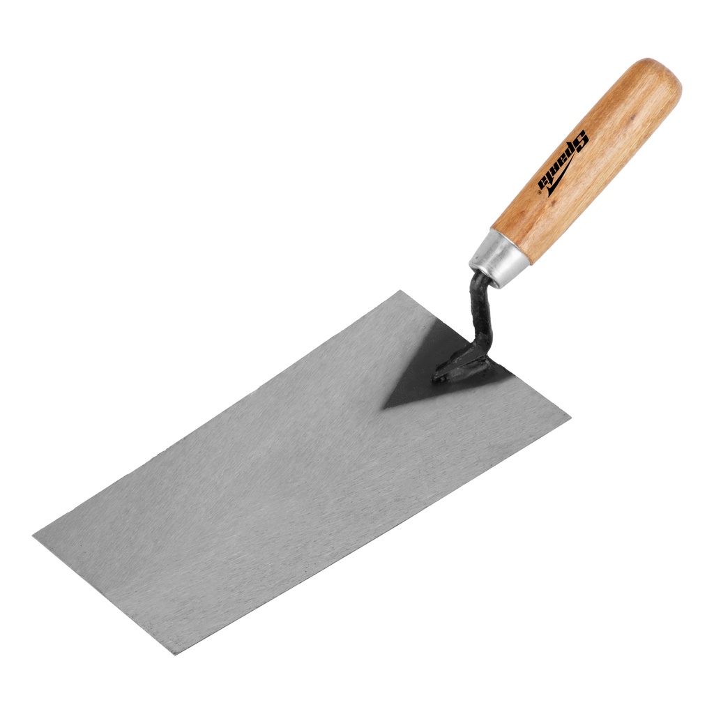 Steel marging trowel, 200 mm, wooden handle// Sparta 862765
