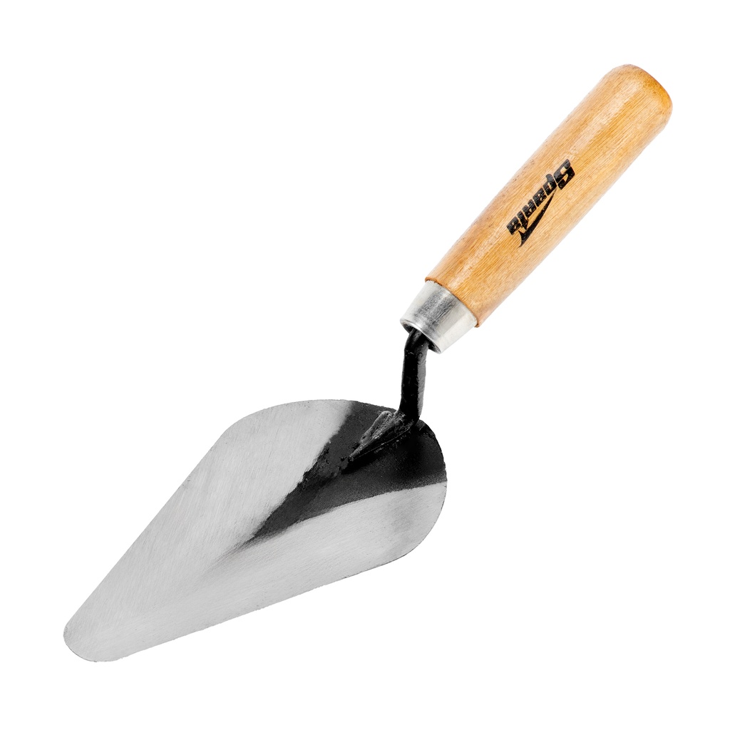 Steel marging trowel, 150 mm, wooden handle// Sparta 862785