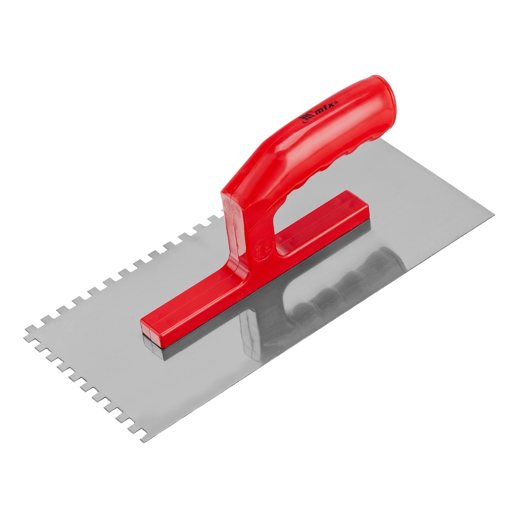 Float, 280 x 130 mm, tooth 6 x 6 mm, mirror-finished, plastic handle// MTX 867759