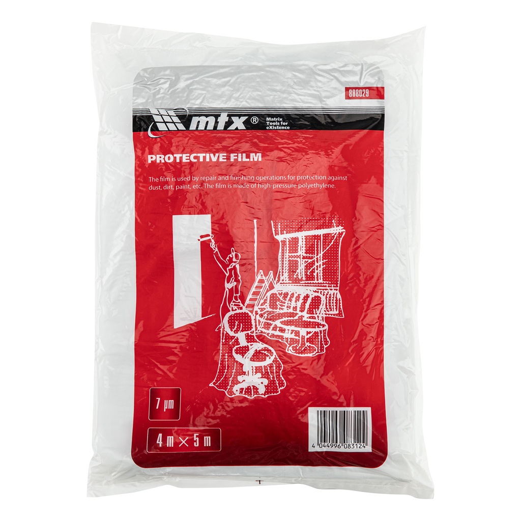 Protecting polyethylene film, 4 x 5 mm, 7 mkm// MTX 888029