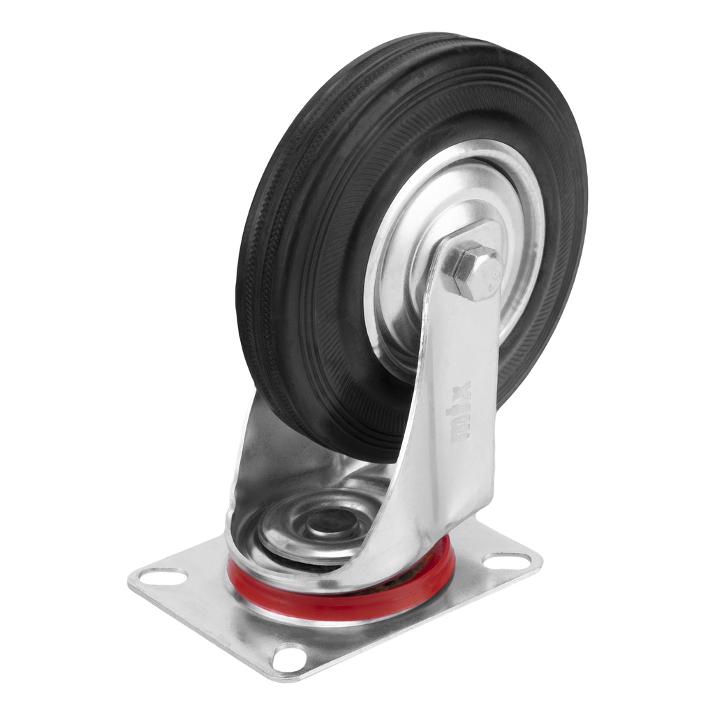 Caster wheel d-125mm, platform fixing// MTX 6871655