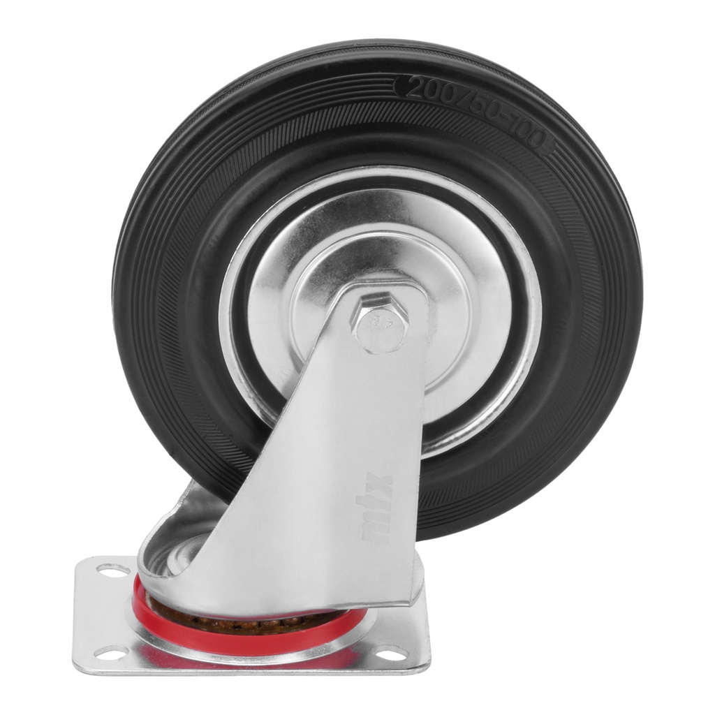 Caster wheel d-200mm, platform fixing// MTX 6871855