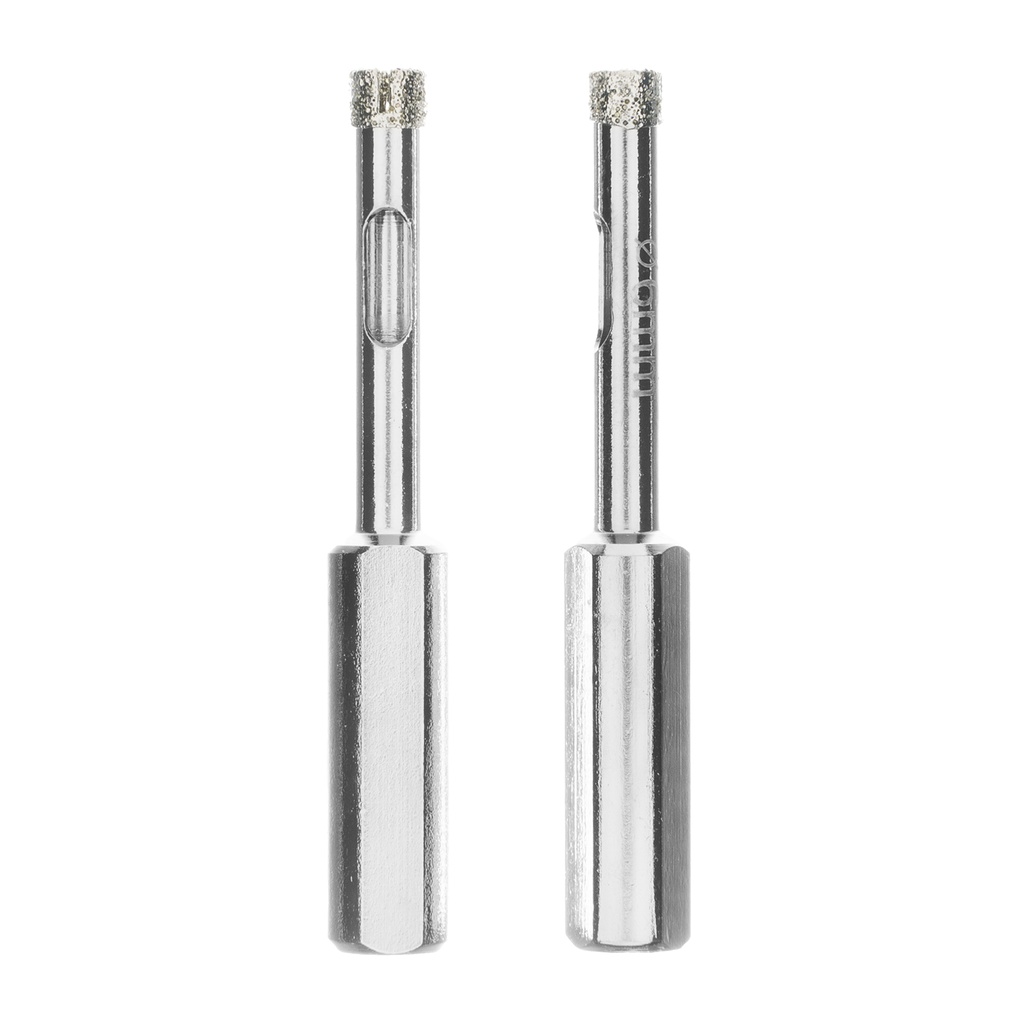 Diamond drill bit on ceramic granite, 6 x 67 mm, triangular shank, 2 pcs// MTX 7260639