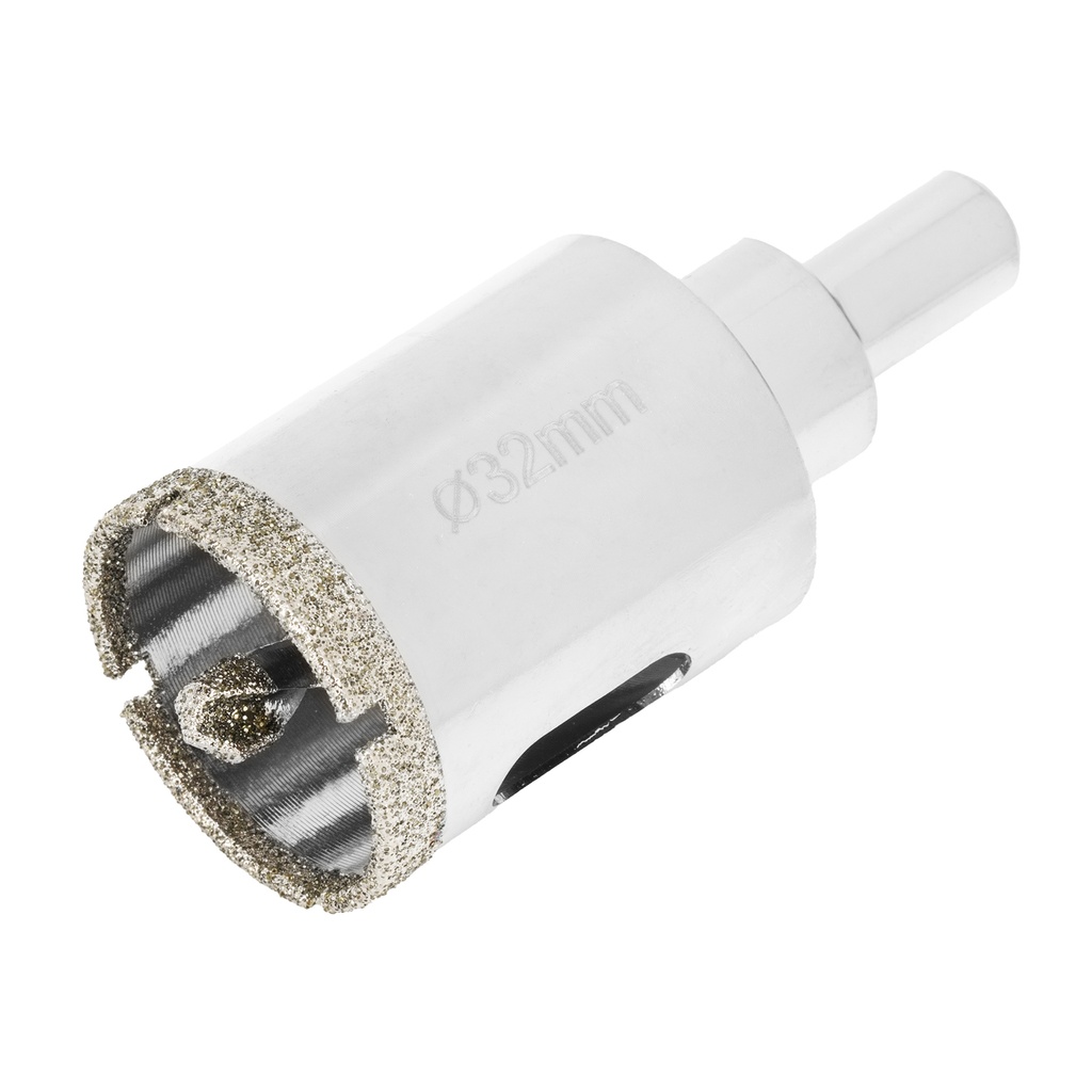 Diamond drill bit on ceramic granite, 32 x 67 mm, triangular shank// MTX 7263239