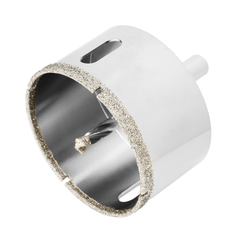 Diamond drill bit on ceramic granite, 68 x 67 mm, triangular shank// MTX