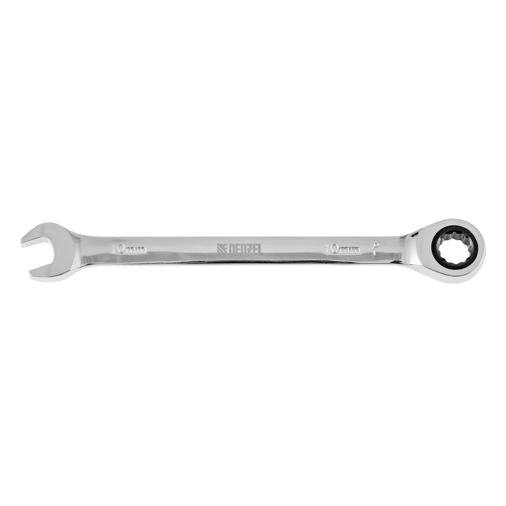 Denzel Ratcheting Combination Wrench 10 mm