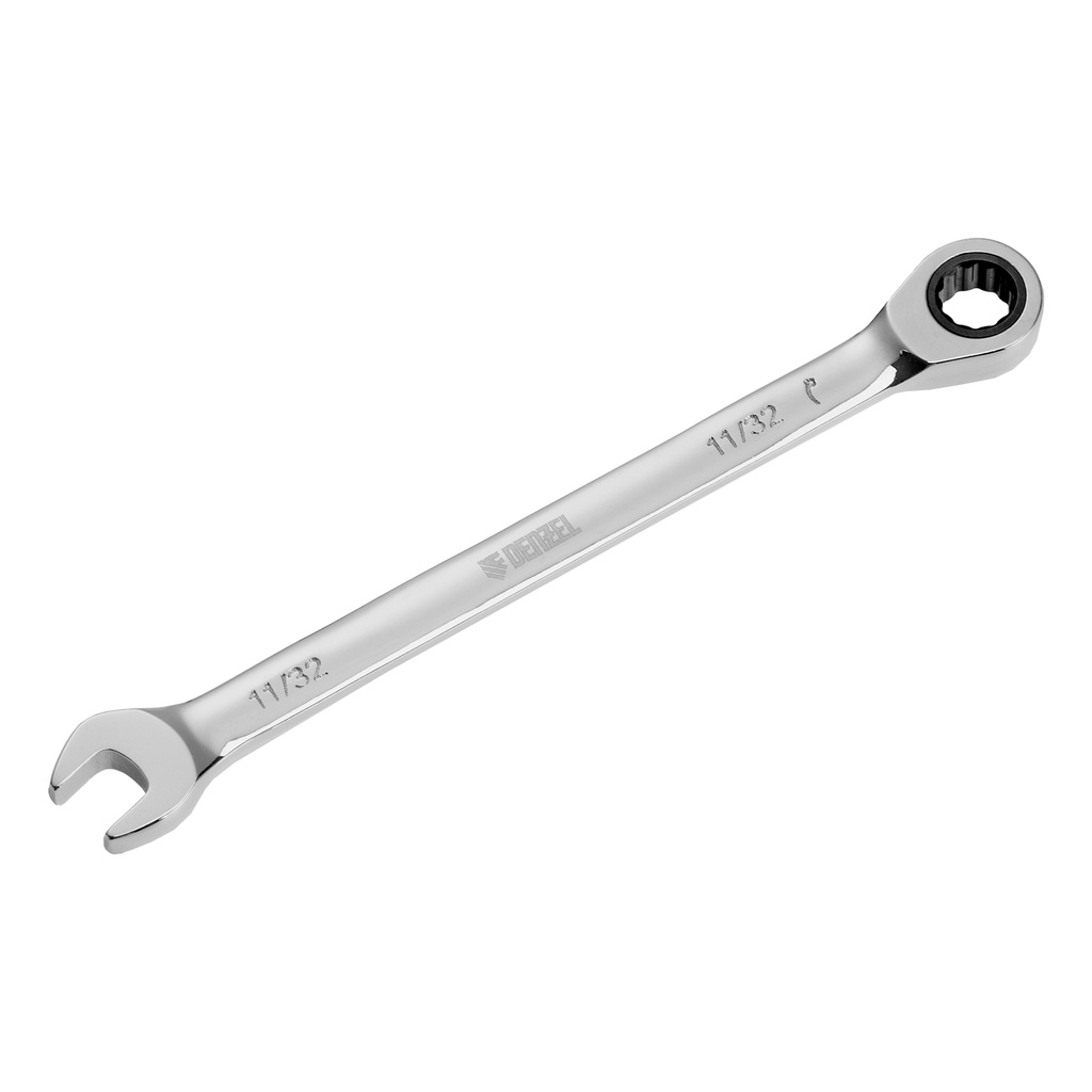 11/32" Ratcheting combination wrench// Denzel 7714821