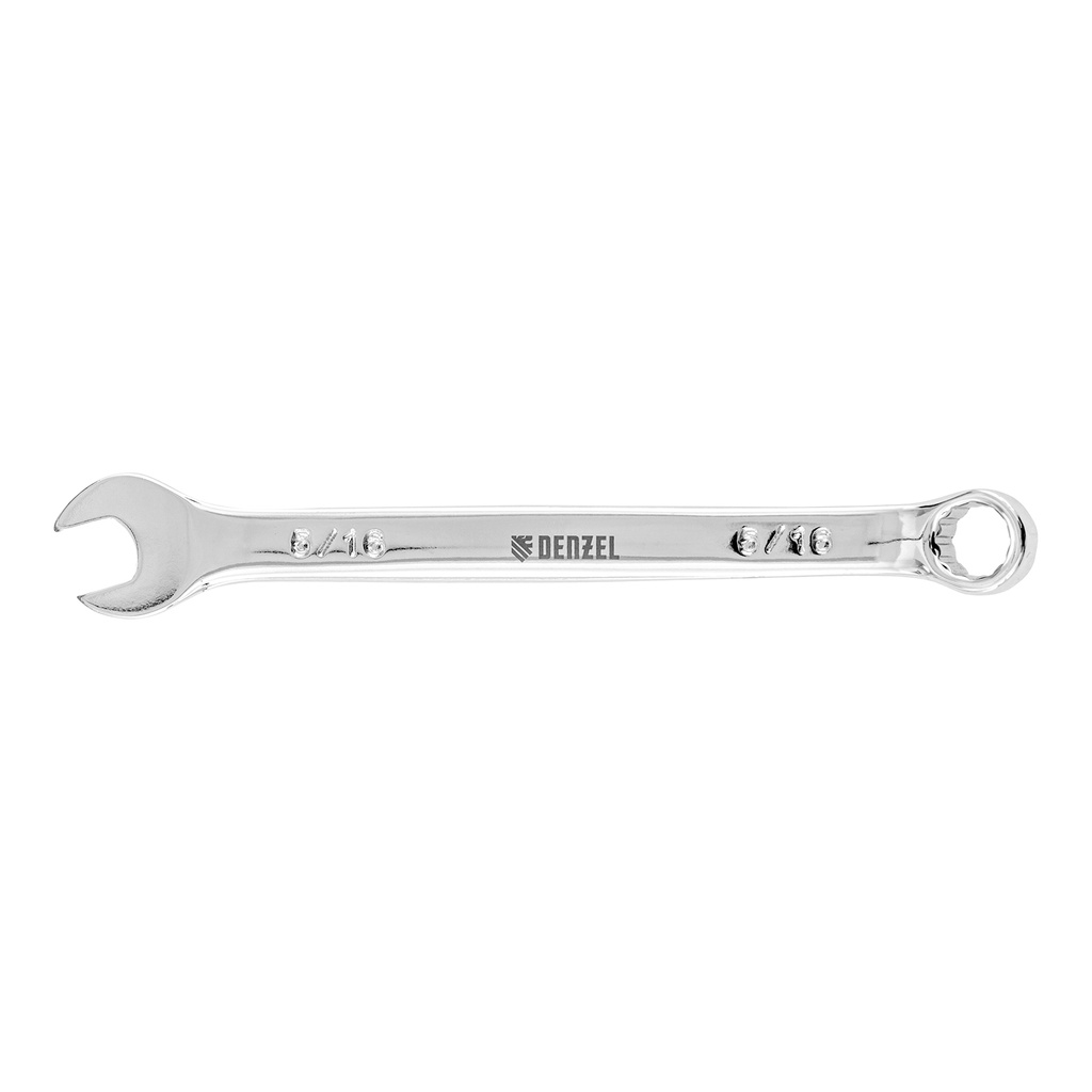 5/16" Polished chrome combination wrench// Denzel 7715182