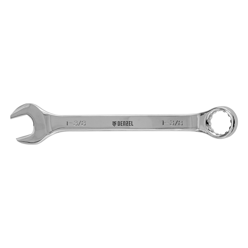 1 3/8" Polished chrome combination wrench// Denzel 7715199
