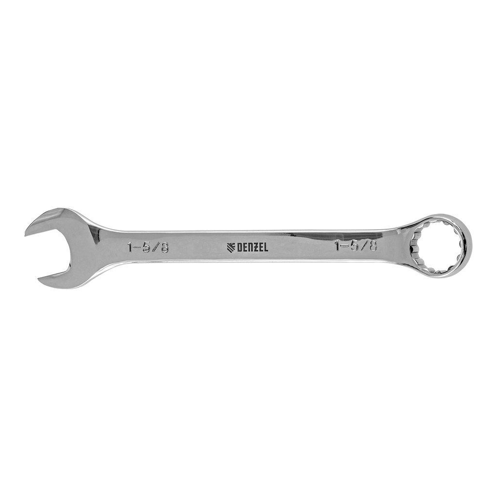 1 5/8" Polished chrome combination wrench// Denzel 7715202
