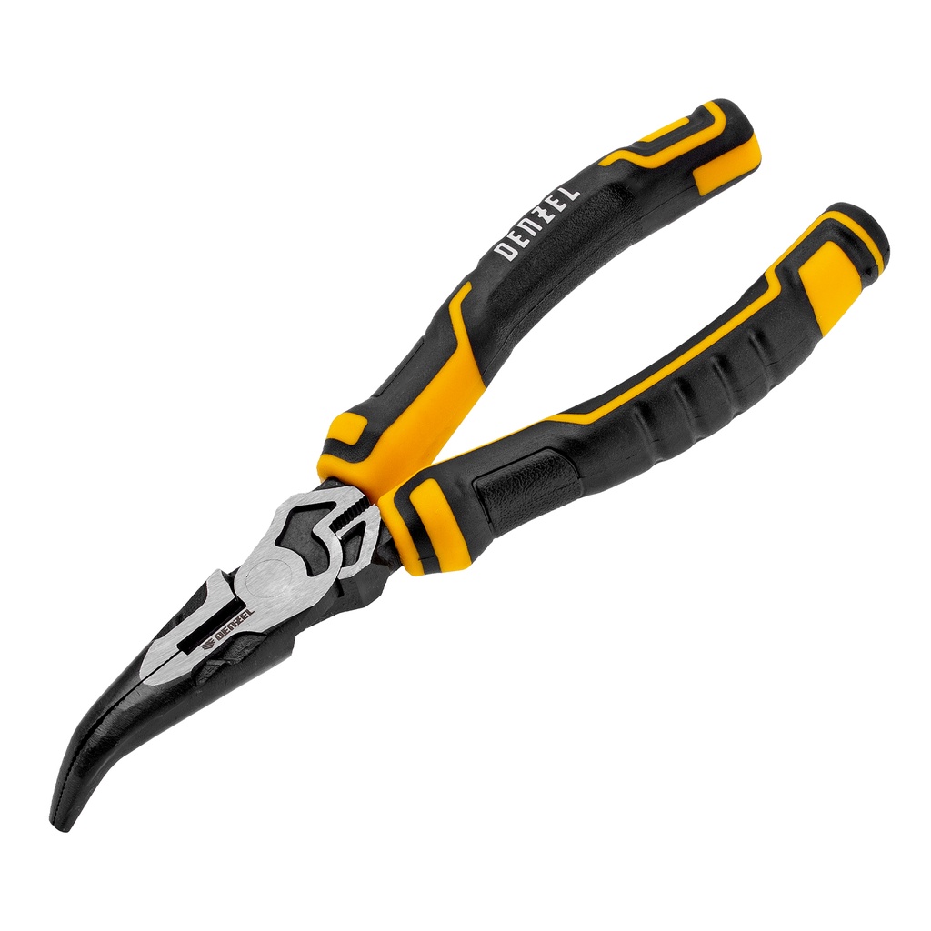 8" Bent-nose pliers, High-Leverage// Denzel 7717196