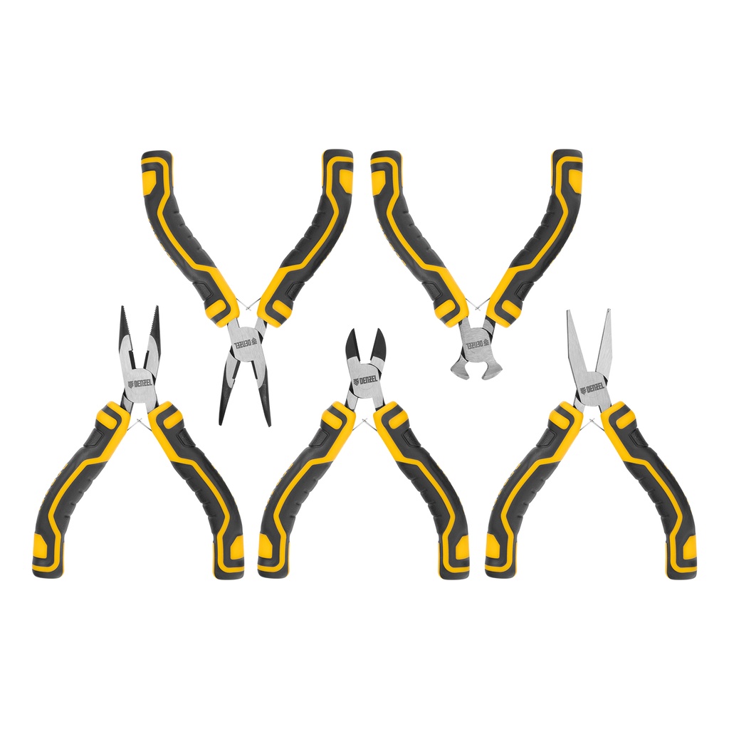 5 pcs Hobby pliers set// Denzel 7717839