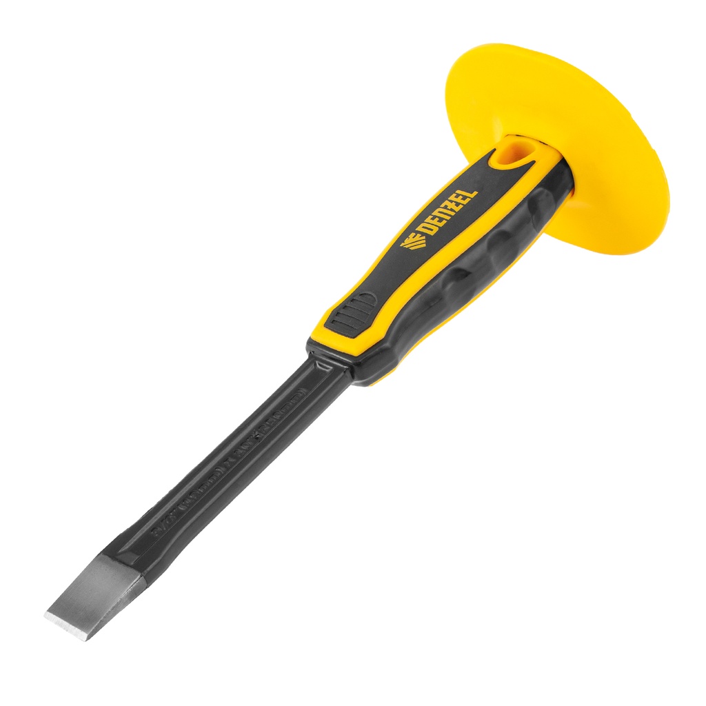 Сold chisel with guard, 10"x 3/4"// Denzel 7718711