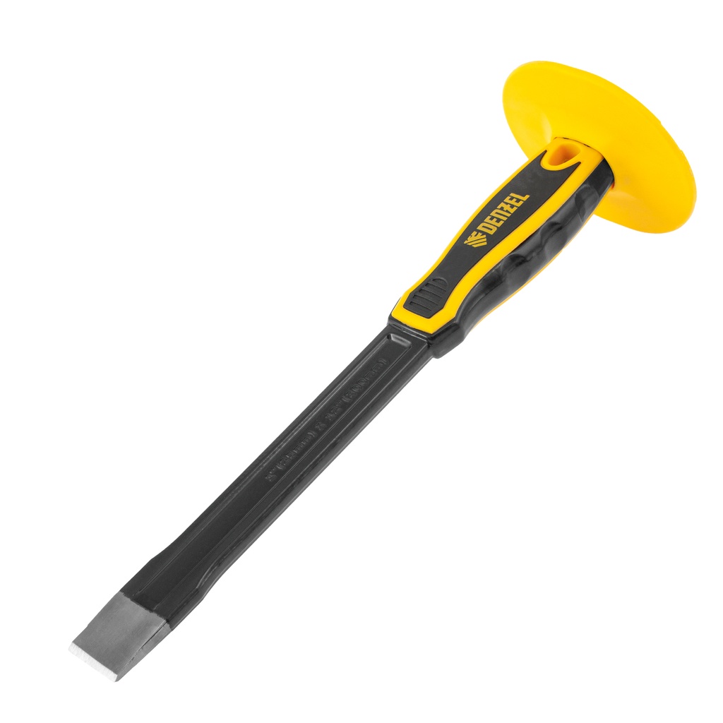 Сold chisel with guard, 12"x 1"// Denzel 7718712