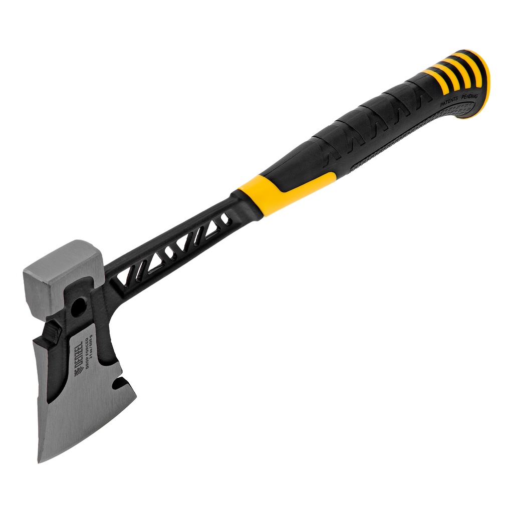 21 oz Solid- forged axe,bi-material rubber grip handle// Denzel 7721498