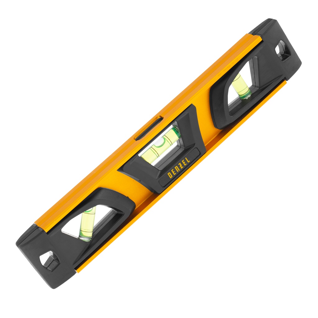 10" Torpedo level, 3 vials, aluminium body// Denzel 7734920
